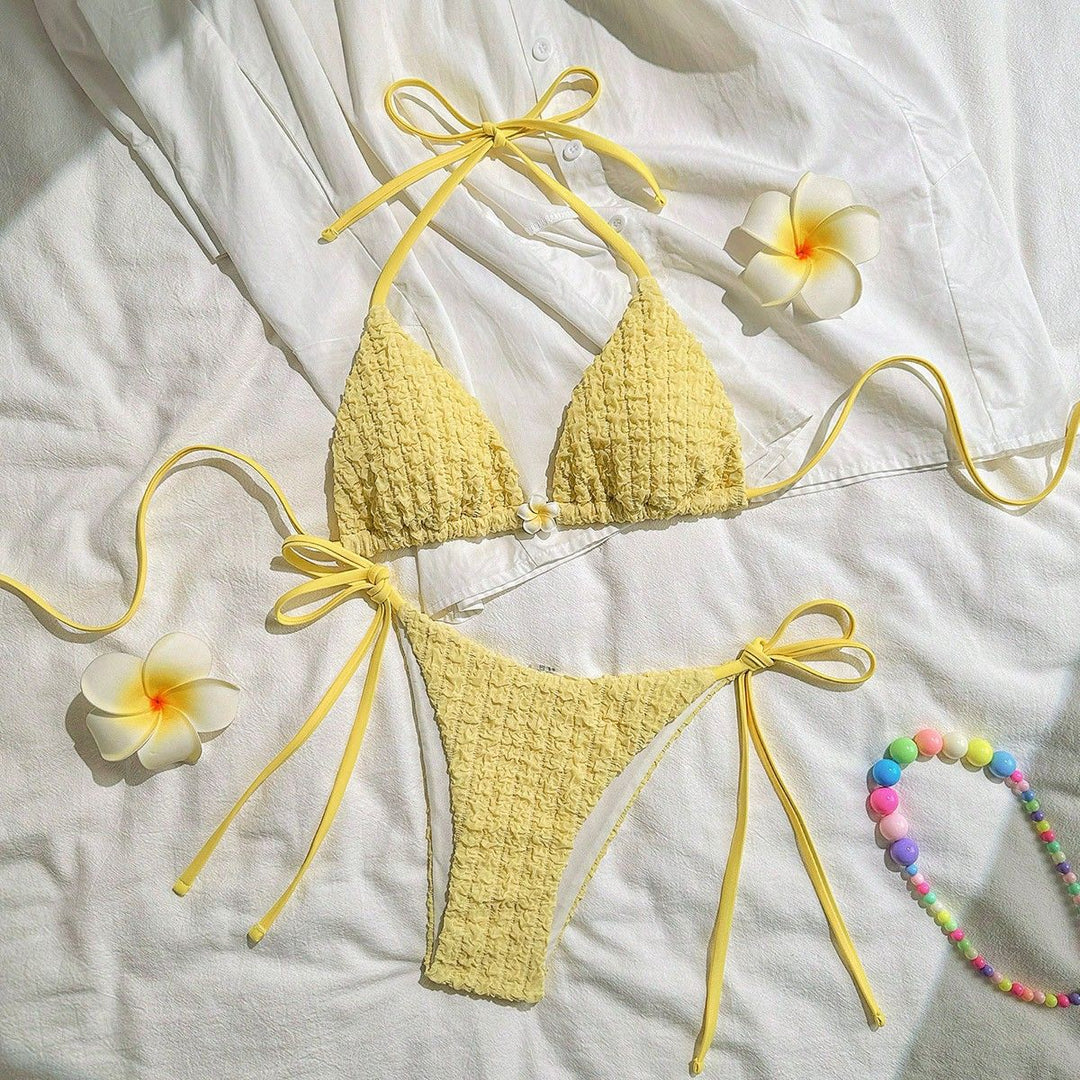 Women refined triangle bikini Mune Fashion