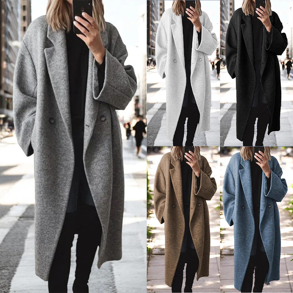 Women's Oversized Wool Coat Mune