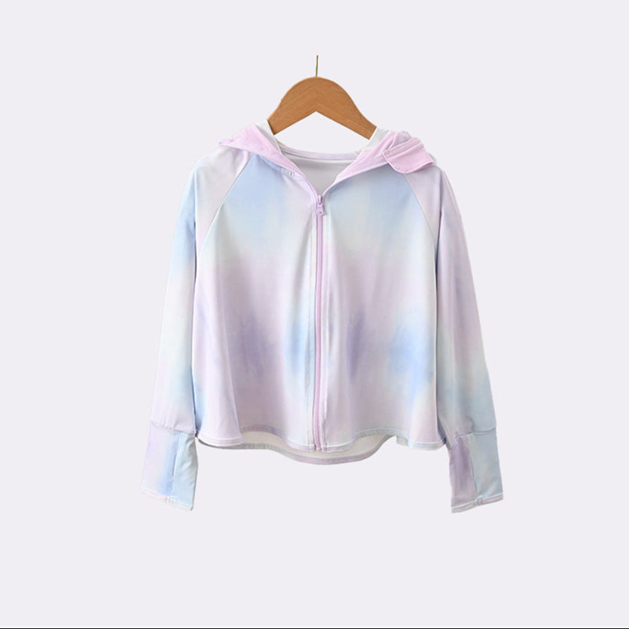 Girl's lightweight hoodie with cute animal motif Mune Fashion