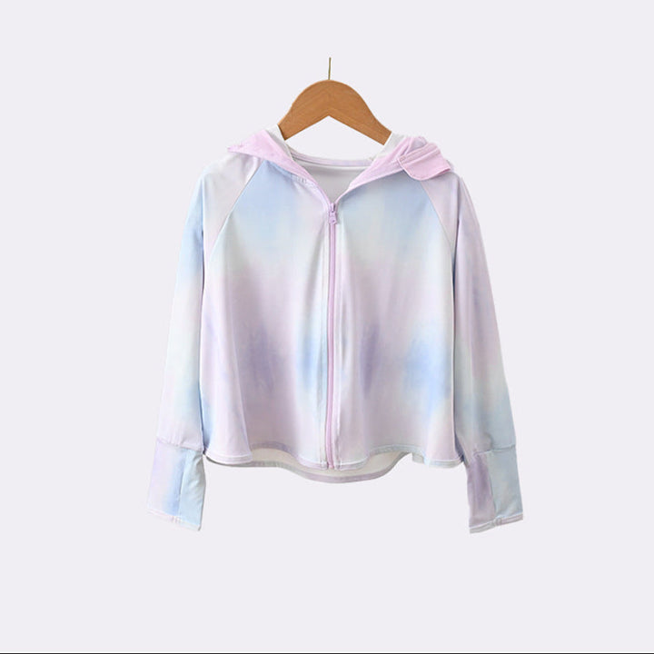 Girl's lightweight hoodie with cute animal motif Mune Fashion