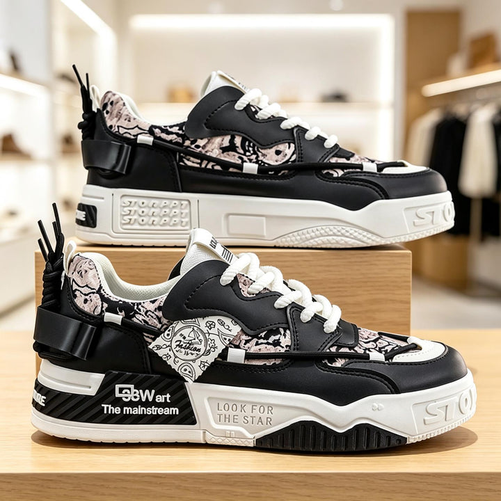 Men's Sporty Sneakers with Urban Design Mune Fashion