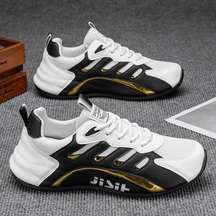 Women sporty running sneakers with breathable mesh inserts and flexible sole Mune Fashion