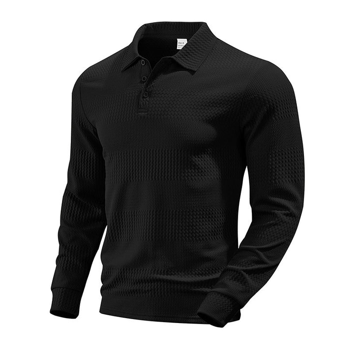 Men's Long Sleeve Polo Shirt Mune Fashion