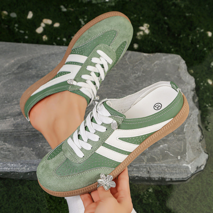 Damen Retro-Sneaker mit Gumsohle und gepolsterter Innensohle Mune Fashion