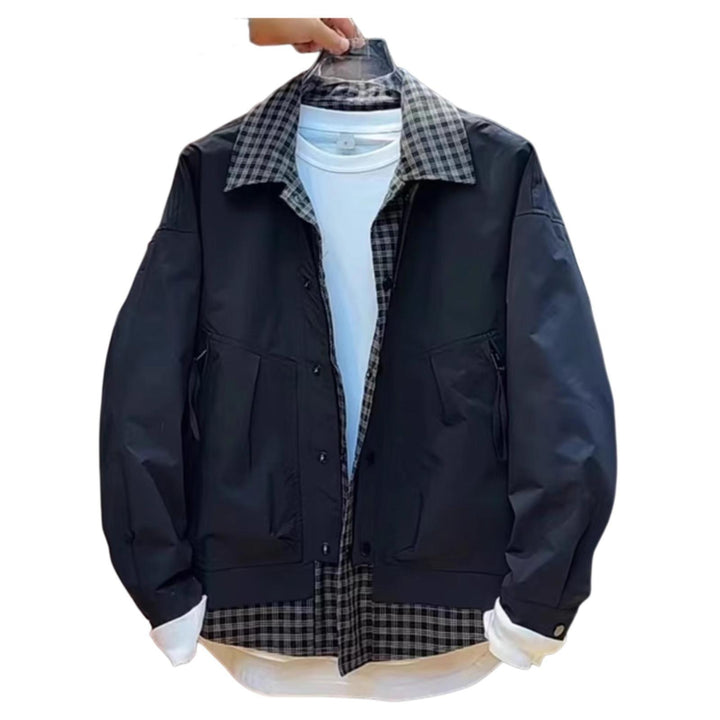 Men's Fashion Utility Jacket with high collar Mune Fashion