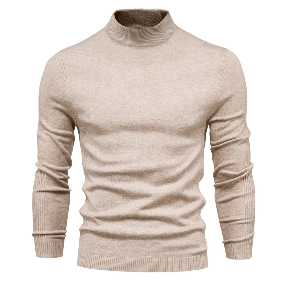 Men's Stylish Turtleneck Sweater Made Of Soft Merino Wool Mune