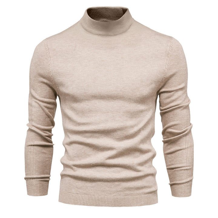 Men's Stylish Turtleneck Sweater Made Of Soft Merino Wool Mune