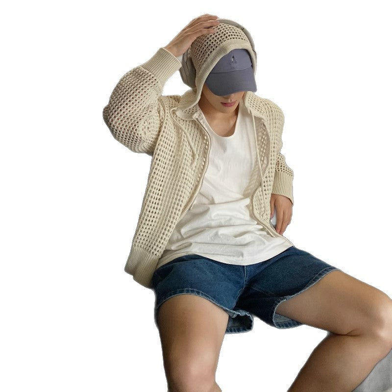 Men's Breathable Hoodie Cardigan Mune Fashion