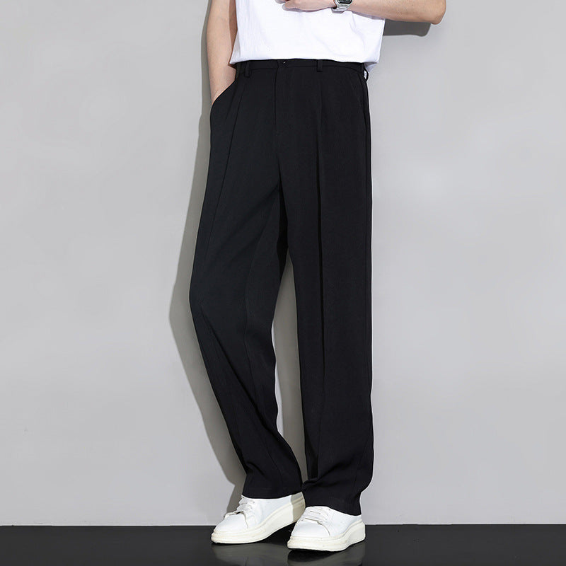 Men's elegant and comfortable high-waisted trousers