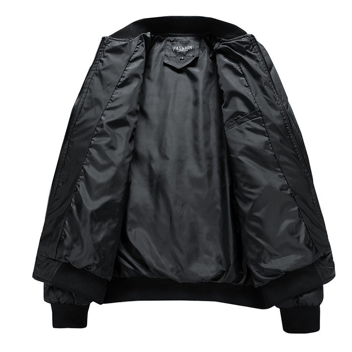 Men's quilted, lightweight padded bomber jacket with diamond quilting Mune Fashion