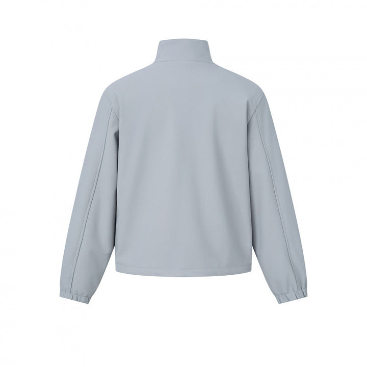 Unisex Lightweight technical short jacket with stand-up collar, concealed zipper and elastic cuffs Mune Fashion