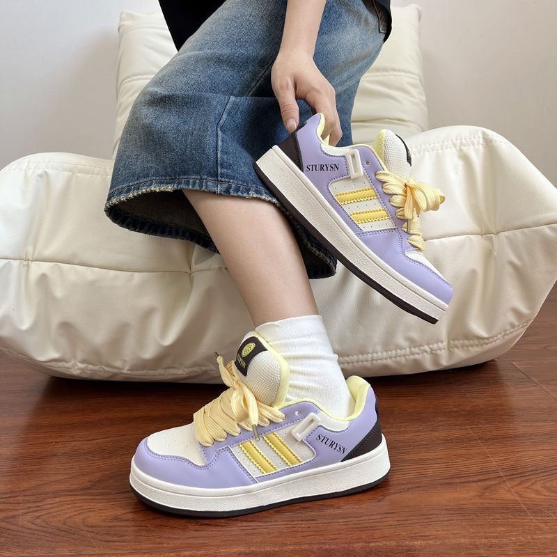 Ladies leisure sneakers with ergonomic lacing and padded insole Mune Fashion