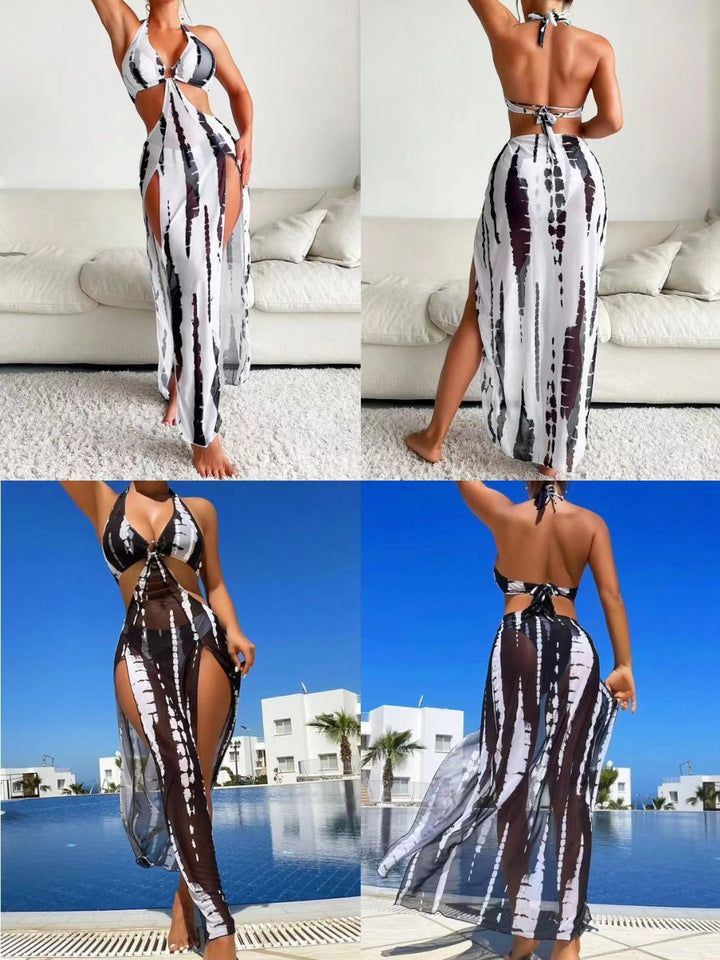 Women's beach dress with transparent accents Mune Fashion