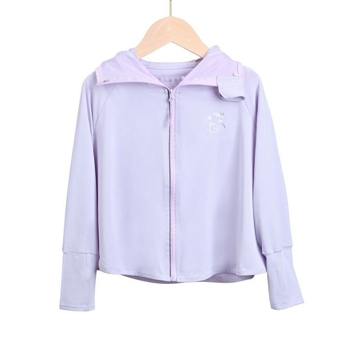 Women Lightweight and Breathable Hoodie Jacket with Animal Print Mune Fashion