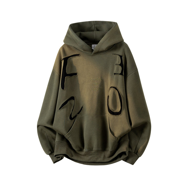 Unisex Oversize Hoodie with handwritten graphic print, kangaroo pocket & ribbed hem Mune Fashion