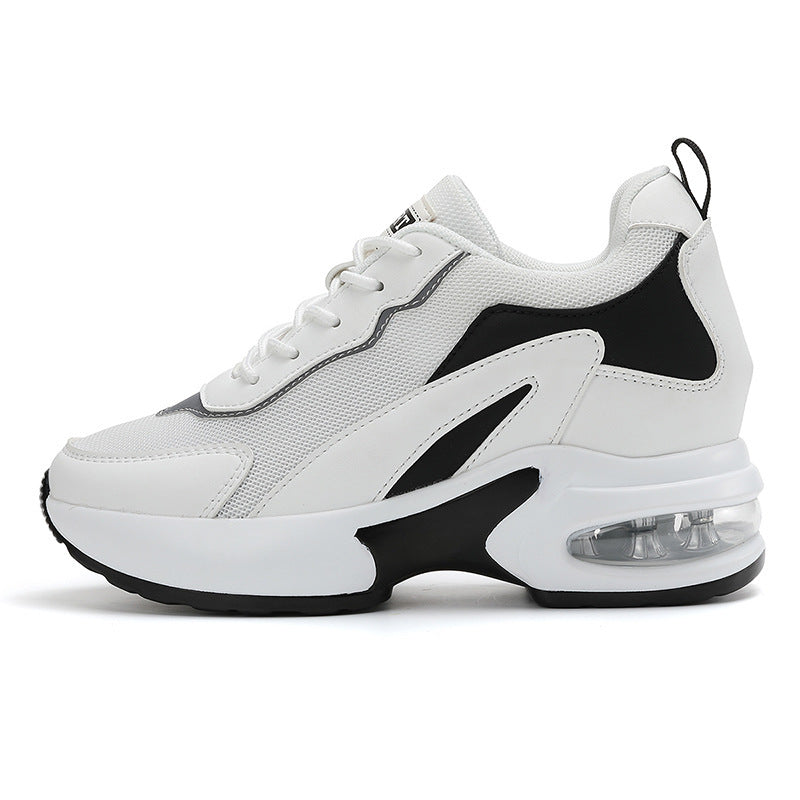 Women's air-cushioned platform sneakers with visible heel air capsule and breathable mesh Mune Fashion