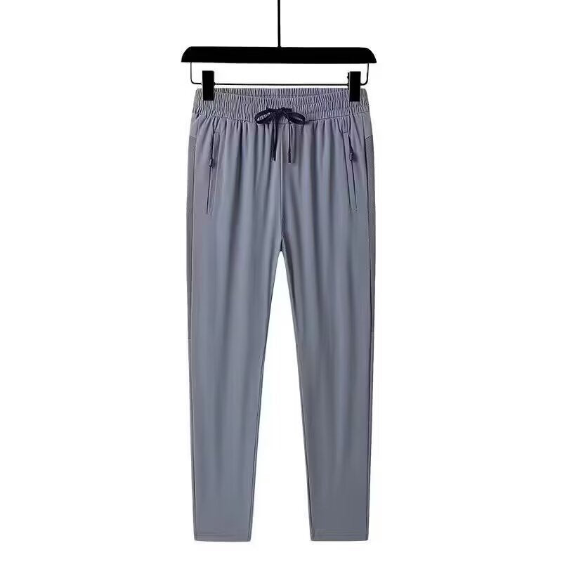 Men's sporty jogging pants with zipper and elastic waistband Mune Fashion