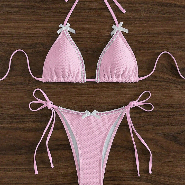 Women's Triangle Bikini Set Mune Fashion