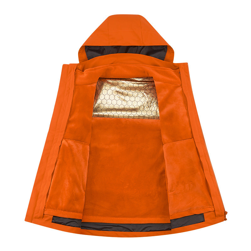 Ladies Multi-comfort softshell jacket with removable fleece lining and adjustable hood Mune Fashion