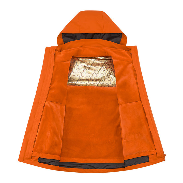 Ladies Multi-comfort softshell jacket with removable fleece lining and adjustable hood Mune Fashion