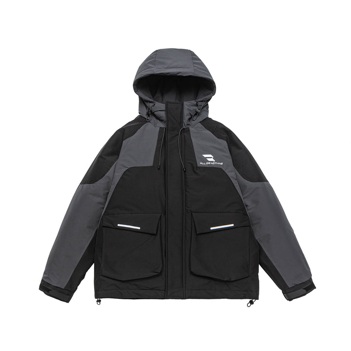 Men's Urban Tech Parka with utility pockets, reflective details, and adjustable hem Mune Fashion