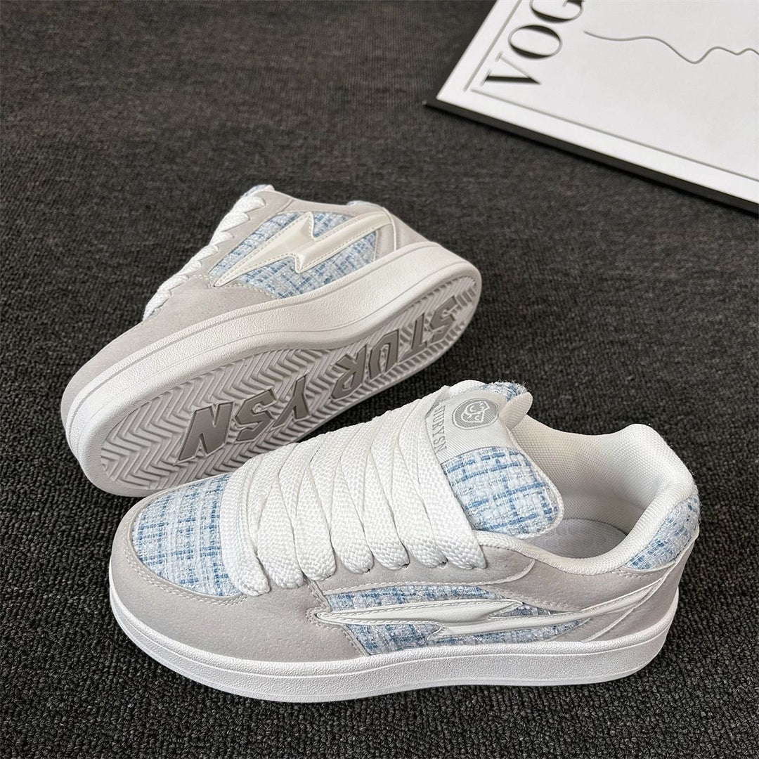 Women's sneakers with trendy textile pattern and comfortable cushioning Mune Fashion