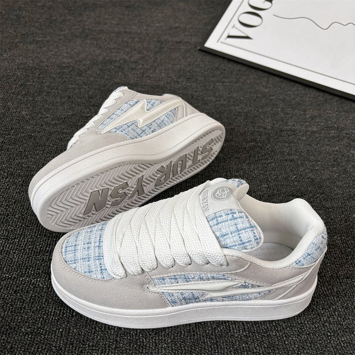 Women's sneakers with trendy textile pattern and comfortable cushioning Mune Fashion