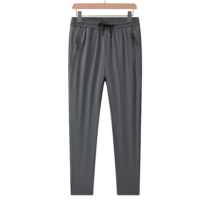 Men's Sporty Training Pants with Side Zipper Pockets Mune Fashion