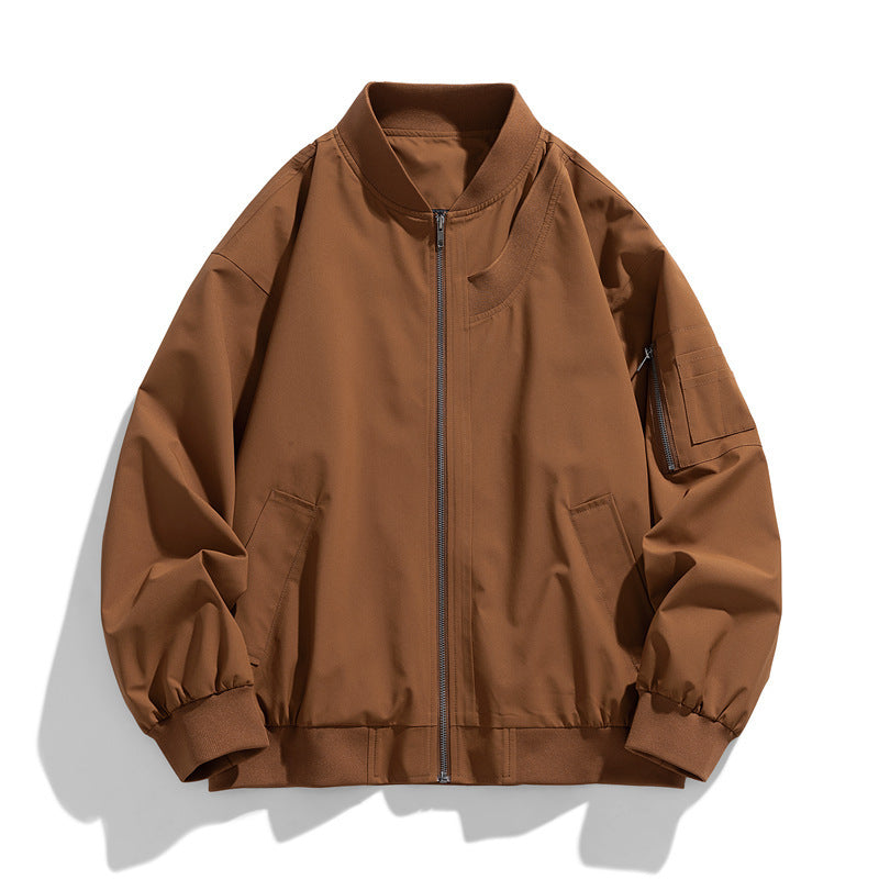 Men's sporty bomber jacket with elastic cuffs Mune Fashion