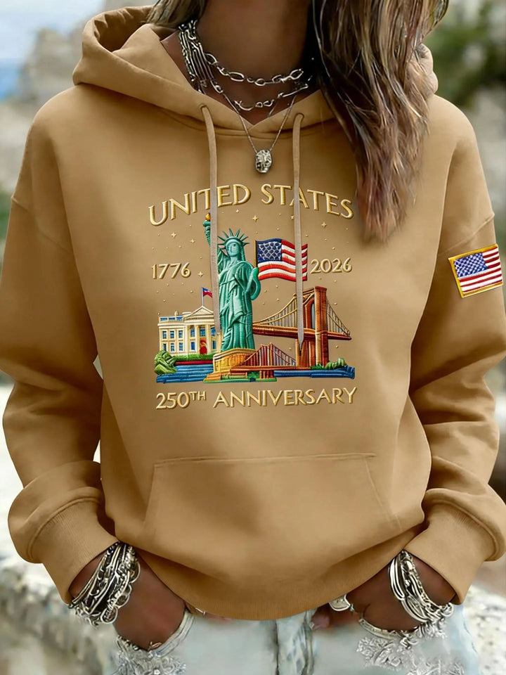 Women's Creative Hoodie with Unique Statuesque Design Mune Fashion