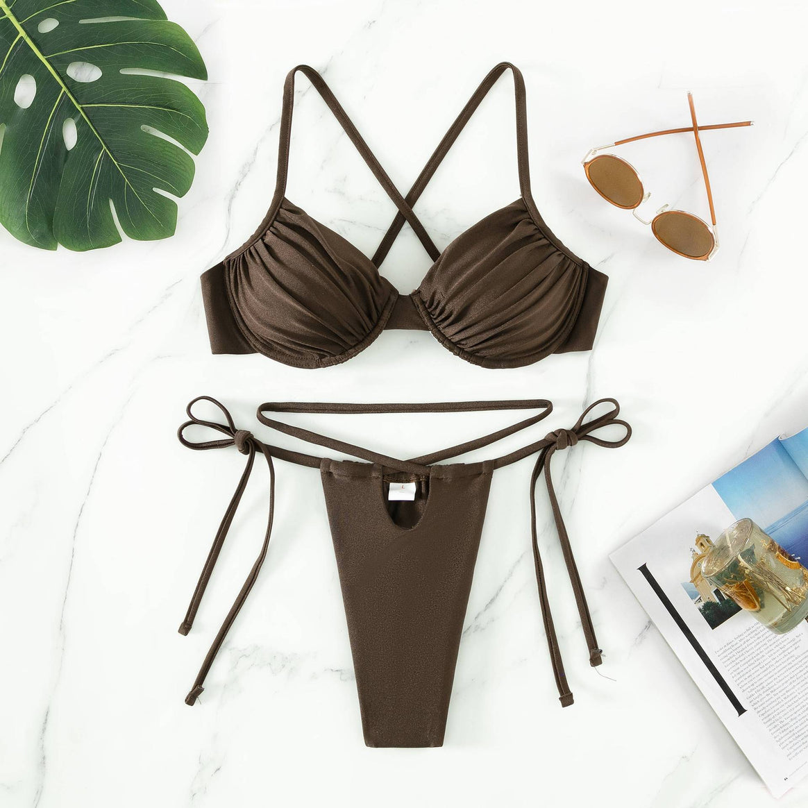Women Triangle Bikini with innovative strap system and figure-flattering cut Mune Fashion