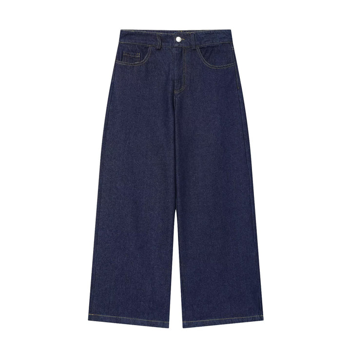 Women's high-waisted jeans shorts with wide leg and five-pocket cut Mune Fashion