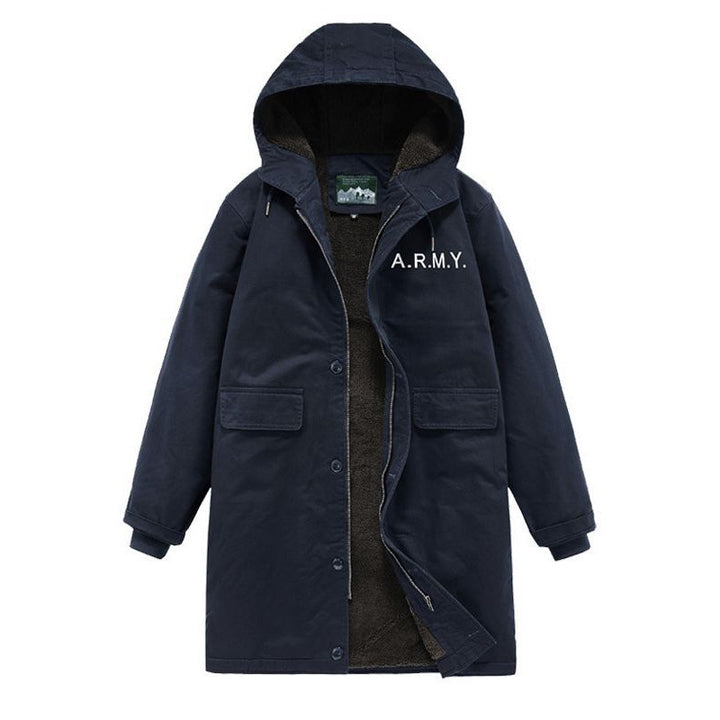 Men's Long Parka Jacket Mune Fashion