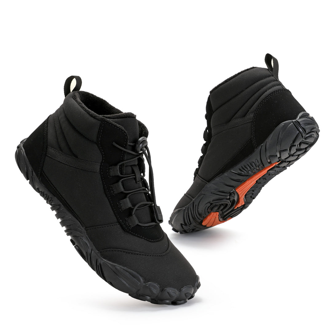Unisex nan ankle-high Winter Explorer Boot with fleece lining, quick-lacing system, and slip-resistant multi-terrain sole Mune Fashion