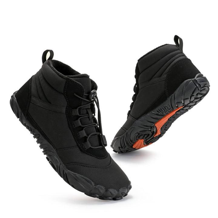 Unisex nan ankle-high Winter Explorer Boot with fleece lining, quick-lacing system, and slip-resistant multi-terrain sole Mune Fashion