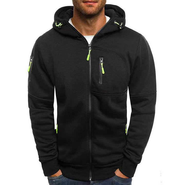 Men's Sporty Hoodie Jacket with Practical Pockets Mune Fashion