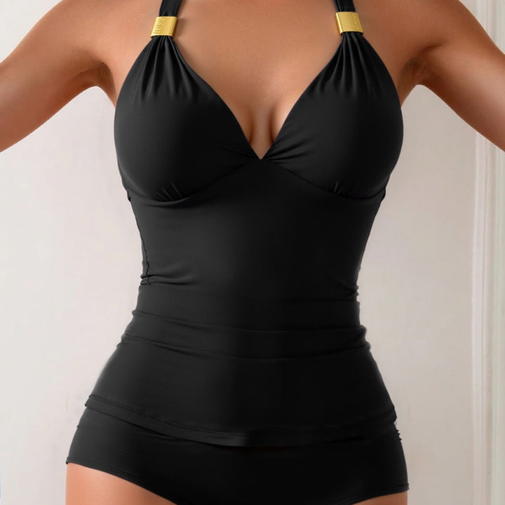 Ladies Tankini Set with sophisticated cut and adjustable straps Mune Fashion