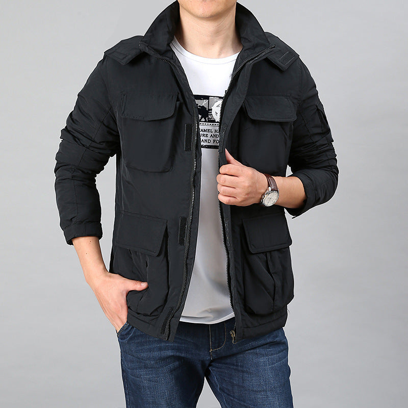 Men's Expedition Field Parka with full teddy lining, adjustable hood, and multiple cargo pockets Mune Fashion