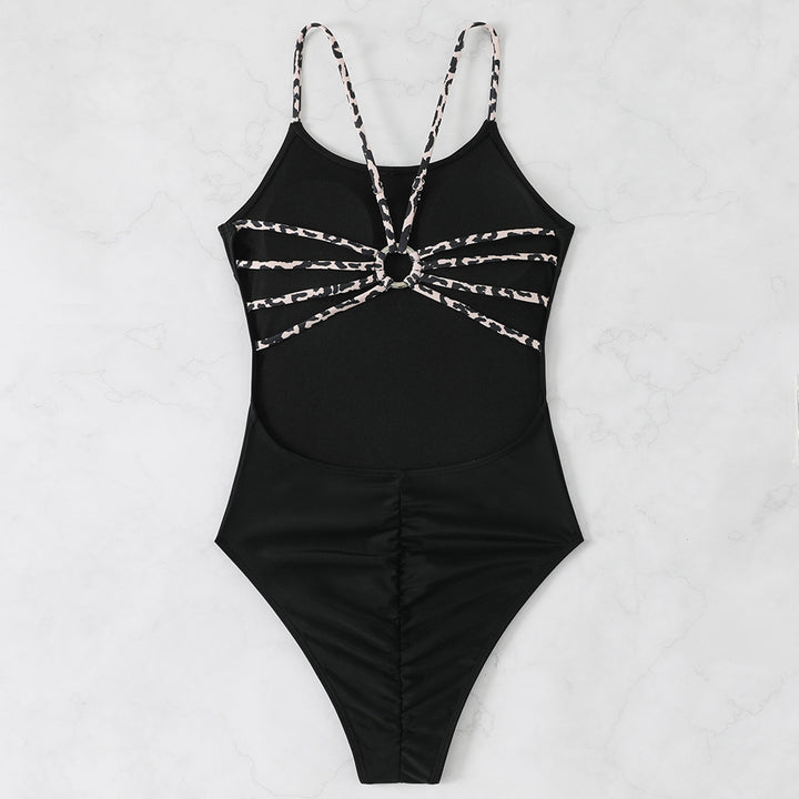 Women's One-Piece Swimsuit with Ruffles and Cut-Outs Mune Fashion