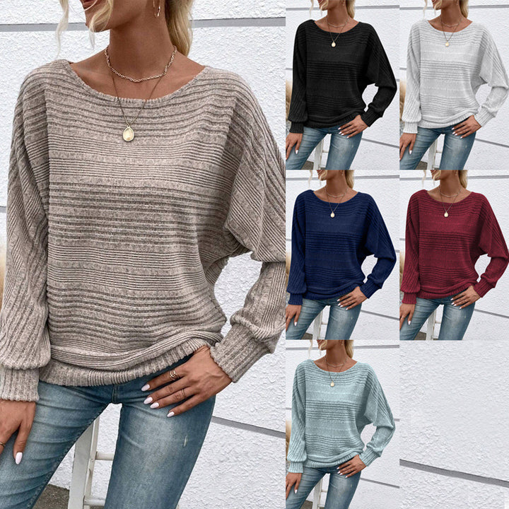 Women Comfortable Knit Sweater Mune Fashion