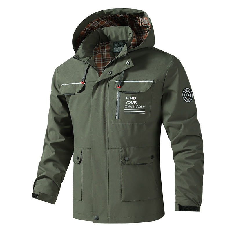 Men's Water-Repellent Outdoor Jacket