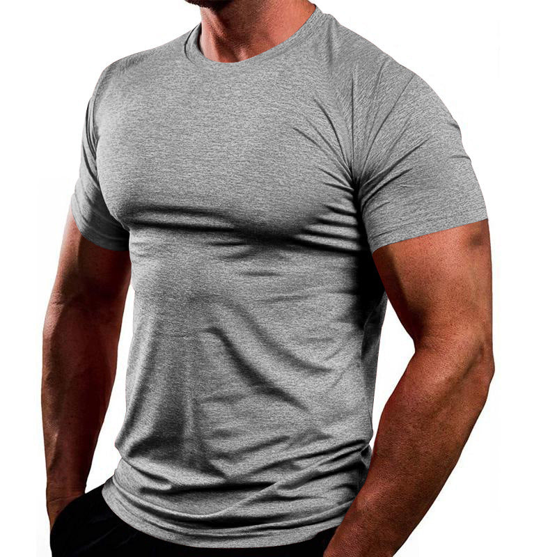 Men's Breathable Fitness T-Shirt Made Of Lightweight Fabric with A Fitted Cut Mune