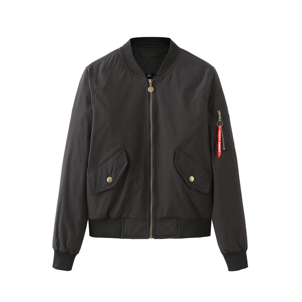 Men's lightweight bomber jacket in classic blouson cut with arm pocket and welt pockets Mune Fashion