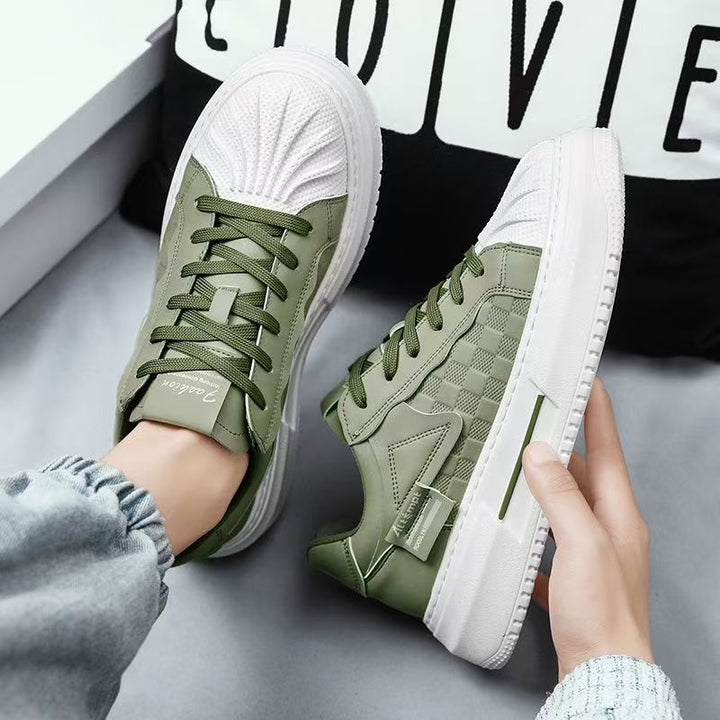 Women's fashionable platform sneakers with trendy check pattern and comfortable cushioning Mune Fashion