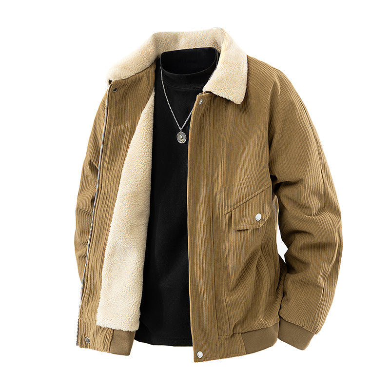 Men's Patterned Cord Jacket Mune Fashion