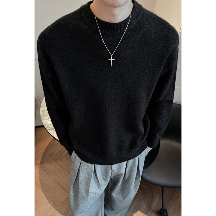 Men's Fashion Round Neck Sweater Mune Fashion