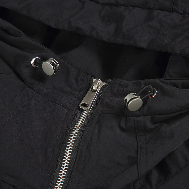 Unisex Ultralight Packable Hooded Jacket in Boxy Relax Fit with Two-Way Metal Zipper Mune Fashion