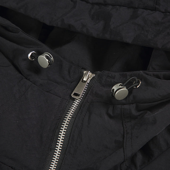 Unisex Ultralight Packable Hooded Jacket in Boxy Relax Fit with Two-Way Metal Zipper Mune Fashion