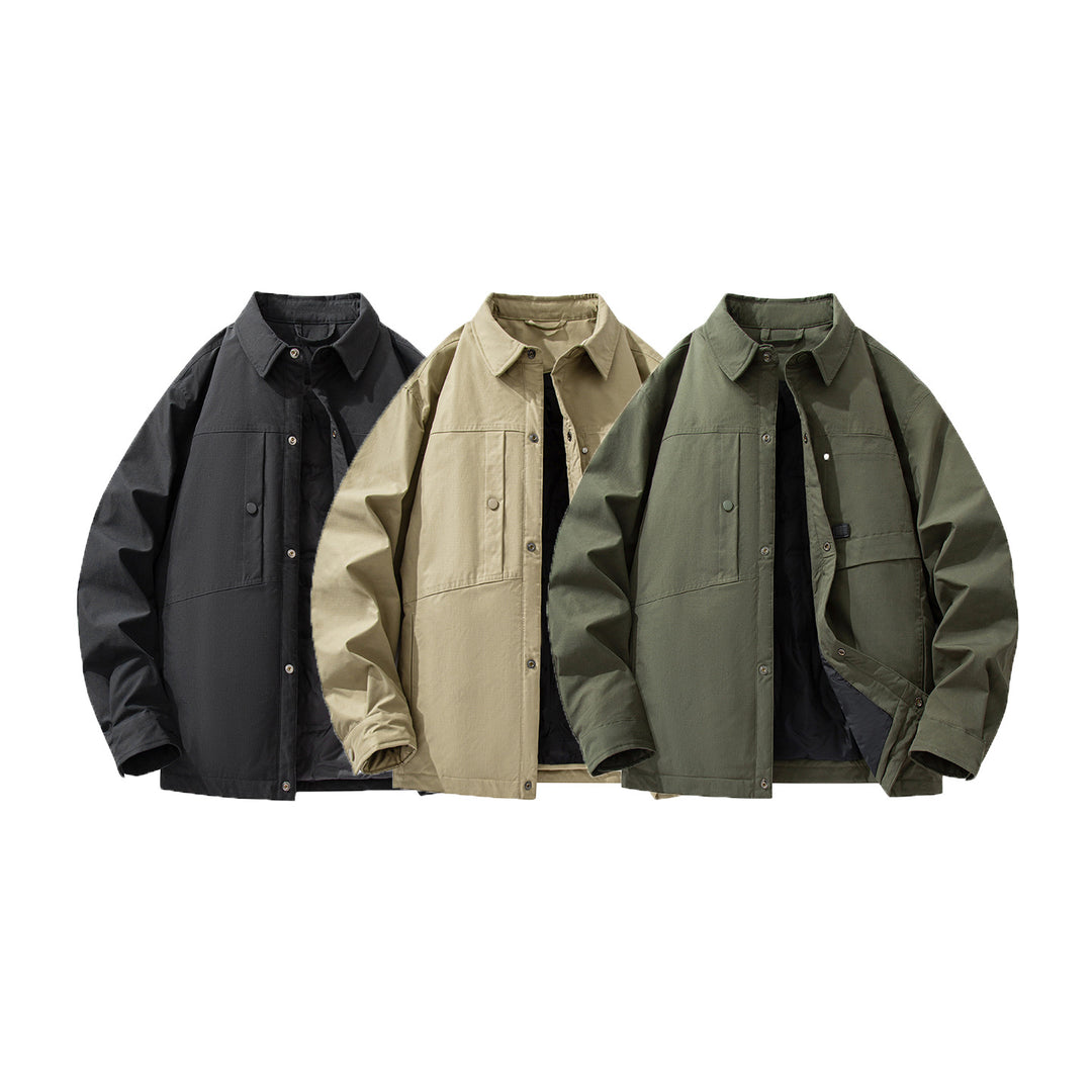 Herren Funktionale Fieldjacke mit Thermofutter und Utility-Taschen Mune Fashion