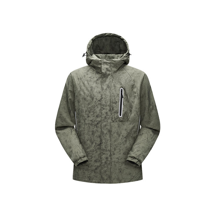 Men's Technical Rain Jacket with Welded Seams and Reflective Details Mune Fashion